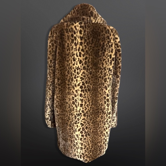 ⚡️KENSIE⚡️ Reversible Leopard Faux Fur Coat - Picture 6 of 15
